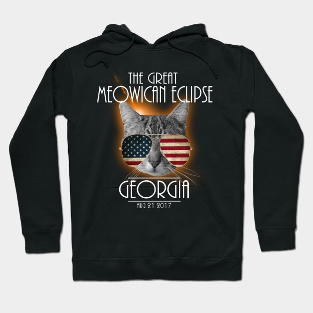 The Great Meowican Eclipse Shirt - Total Eclipse Shirt, Totality Georgia Shirt, Solar Eclipse 2017 Merchandise, The Great American Eclipse T-Shirt T-Shirt Hoodie by BlueTshirtCo